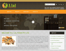 Tablet Screenshot of jlalfoods.com